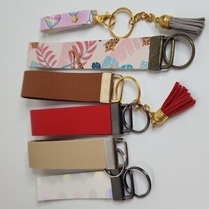 Keyfob Keychains. Sets Of 6
